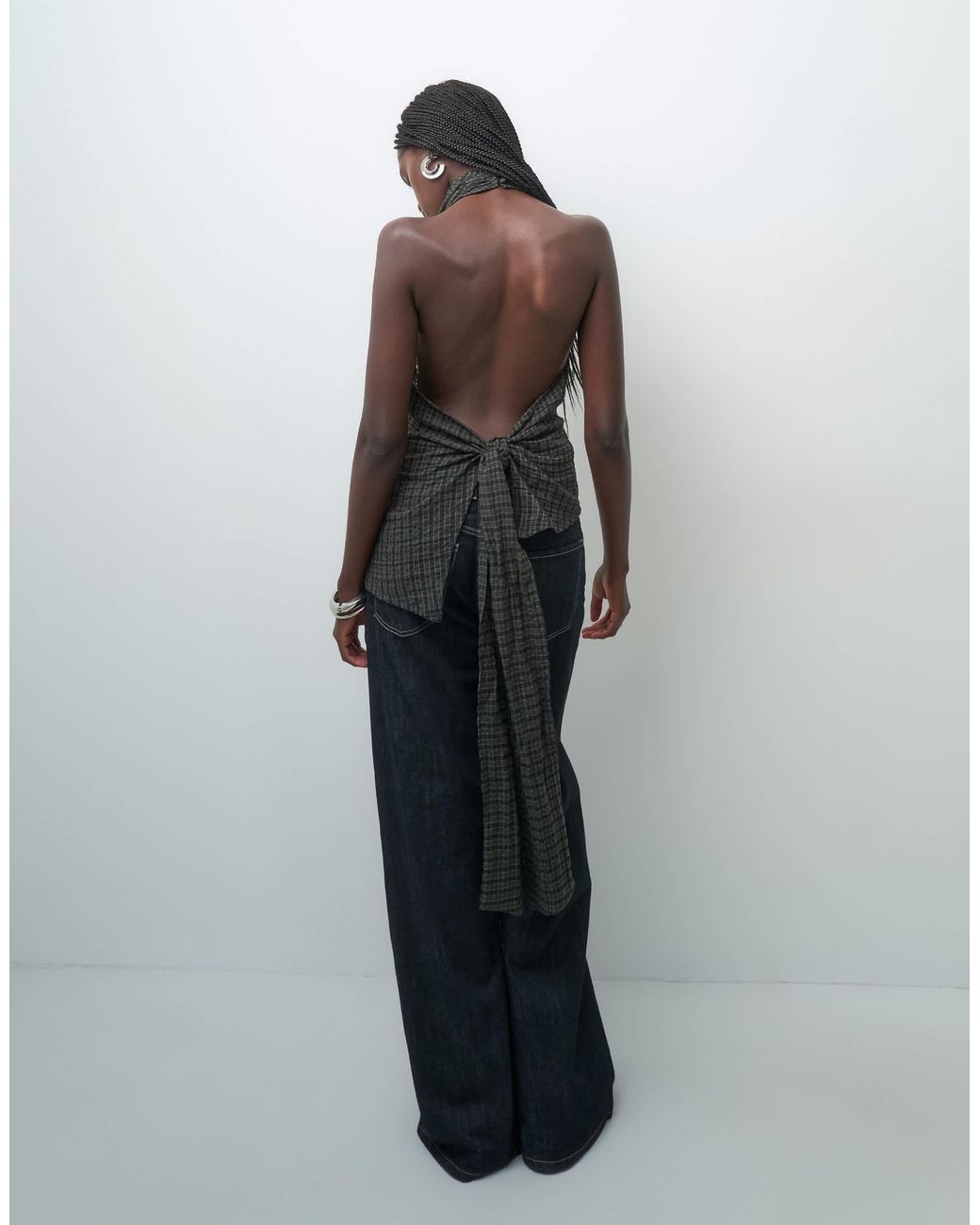 Top ASOS en coloris Gray