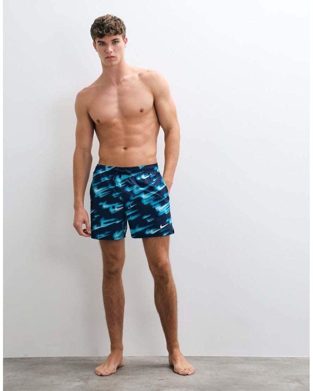 Nike Blue Nike Swim 5"" Volley Short for men