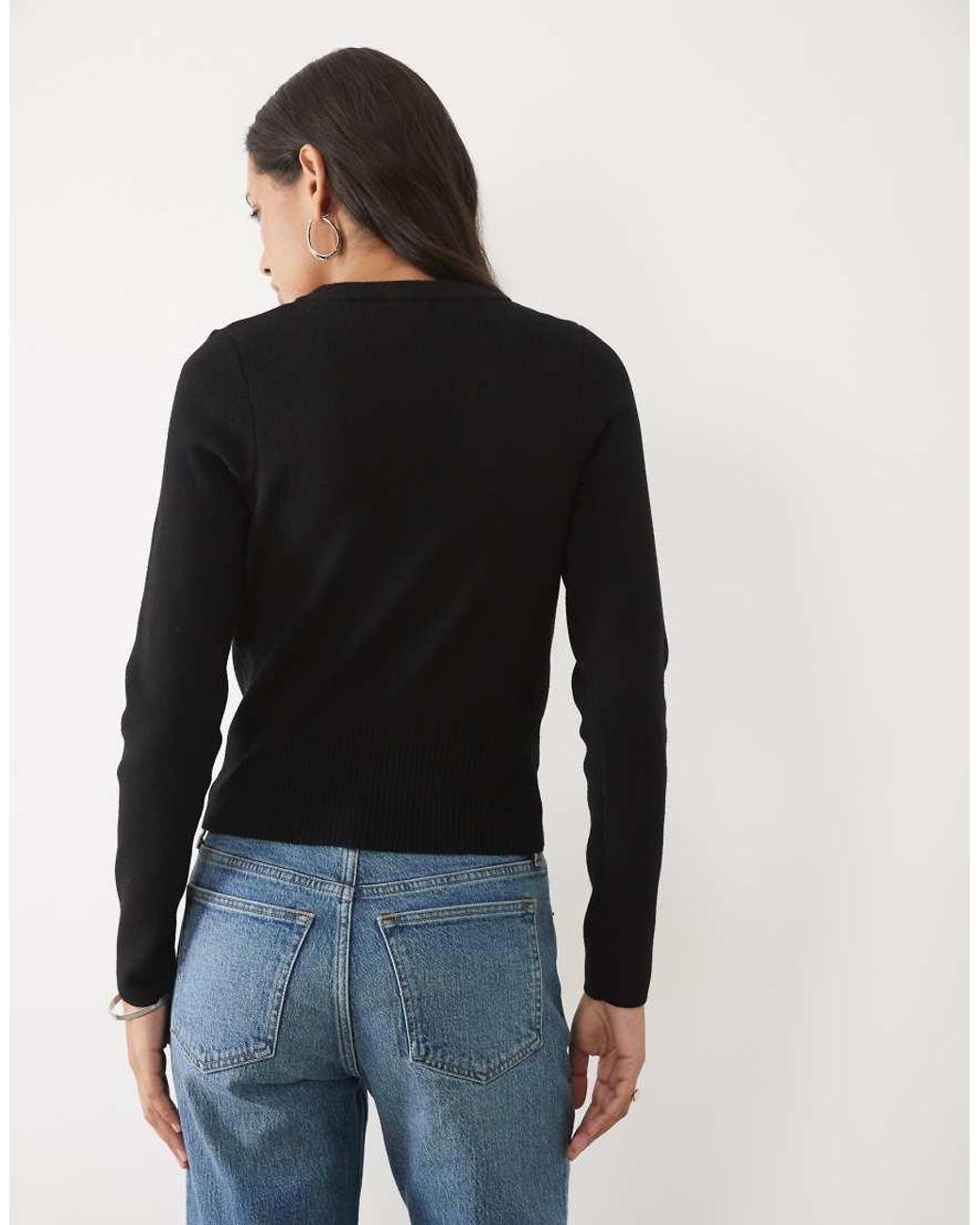 New Look Black Compact Knit Cardigan