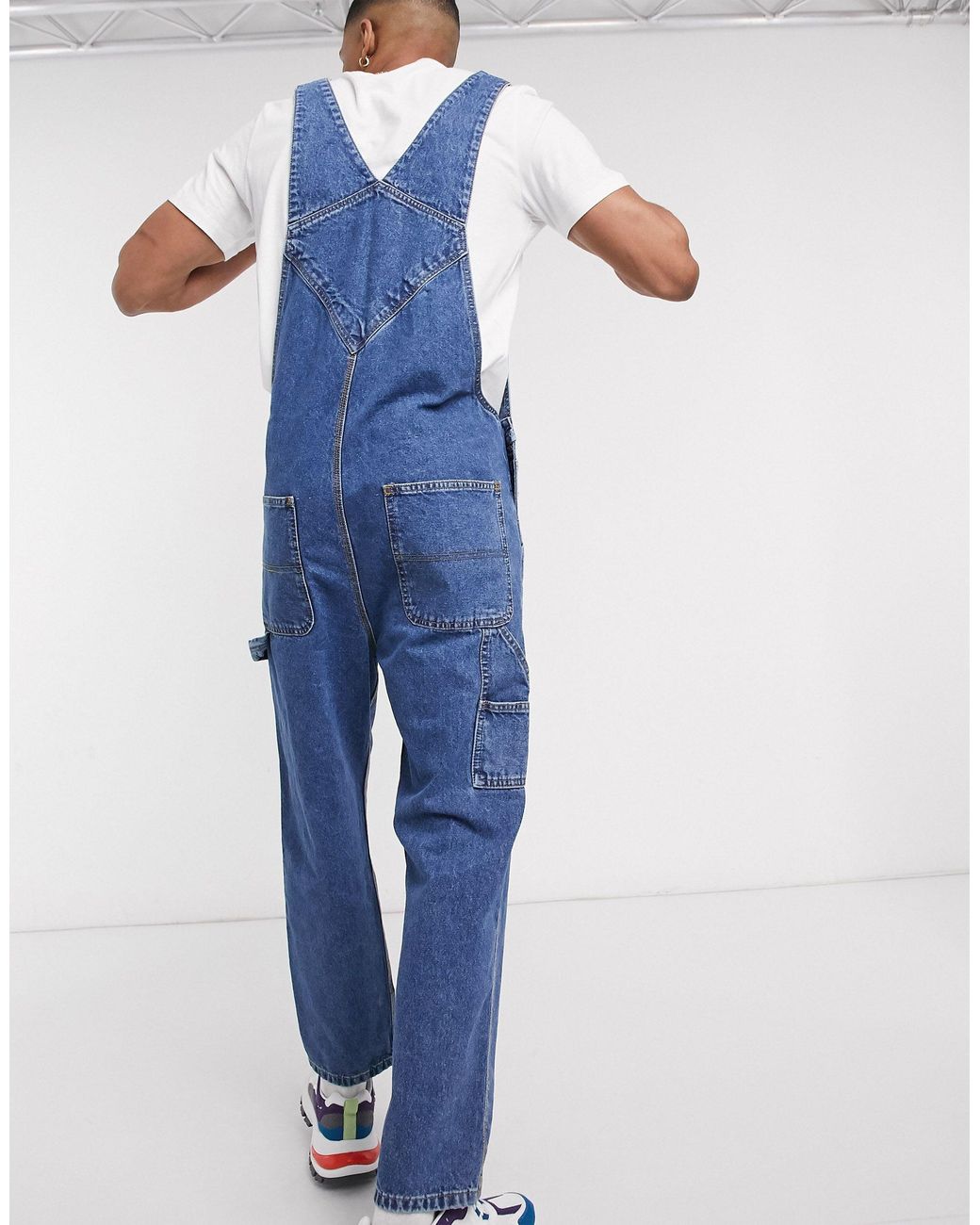 Salopette jeans shop pull and bear