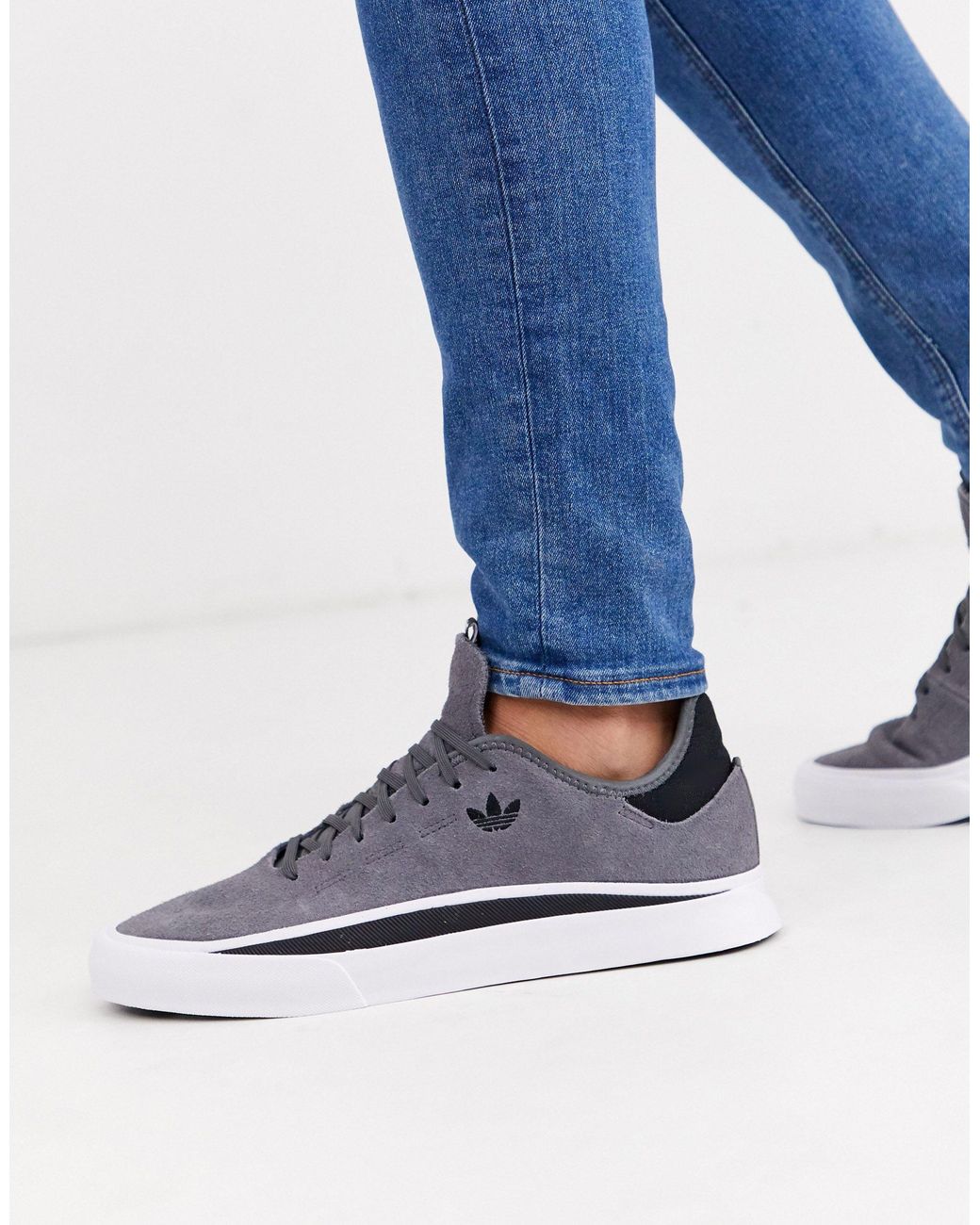 adidas Originals Sabalo Sneakers In Grey Suede in Grey for Men | Lyst  Australia
