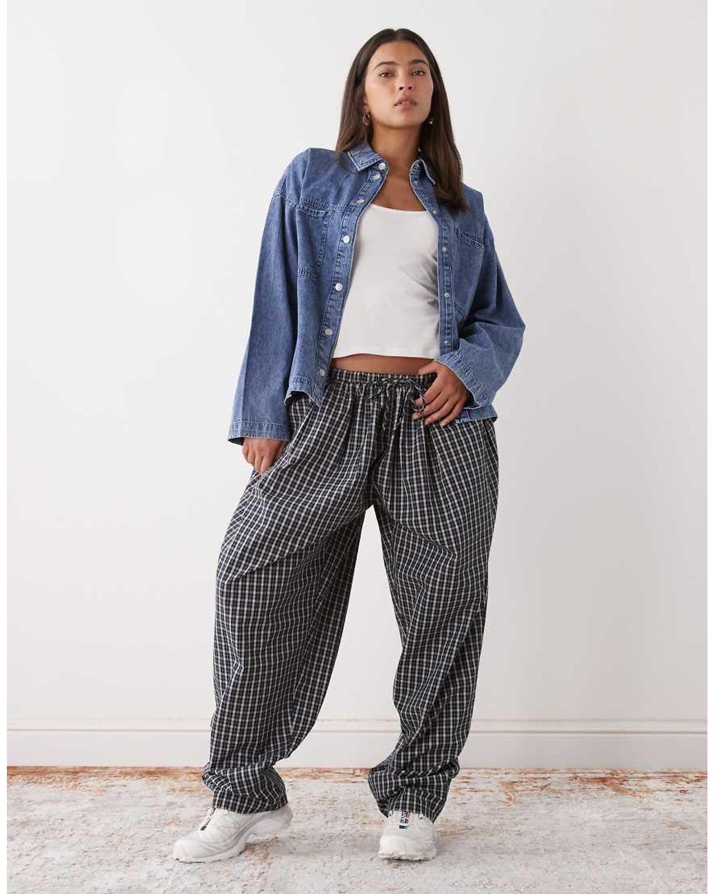 Noisy May Blue Oversized Denim Shirt