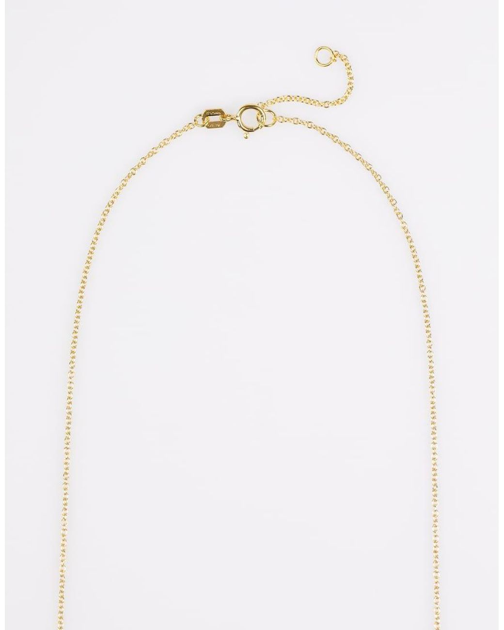 Lovisa White Plated Sterling Pave Cross Pendant Necklace