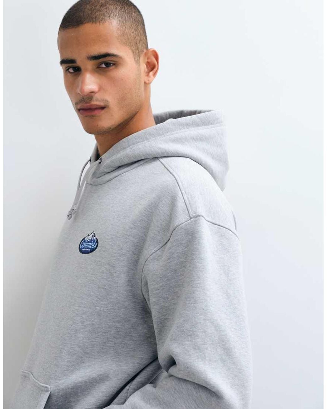 Columbia Blue Street Tech Snowy Peaks Heavyweight Hoodie for men