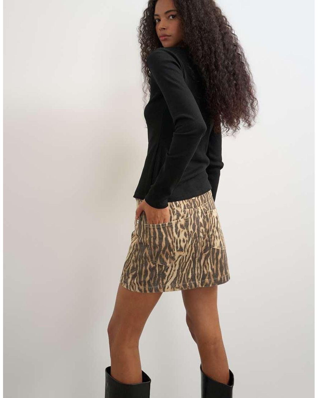 TOPSHOP Multicolor Pelmet Skirt