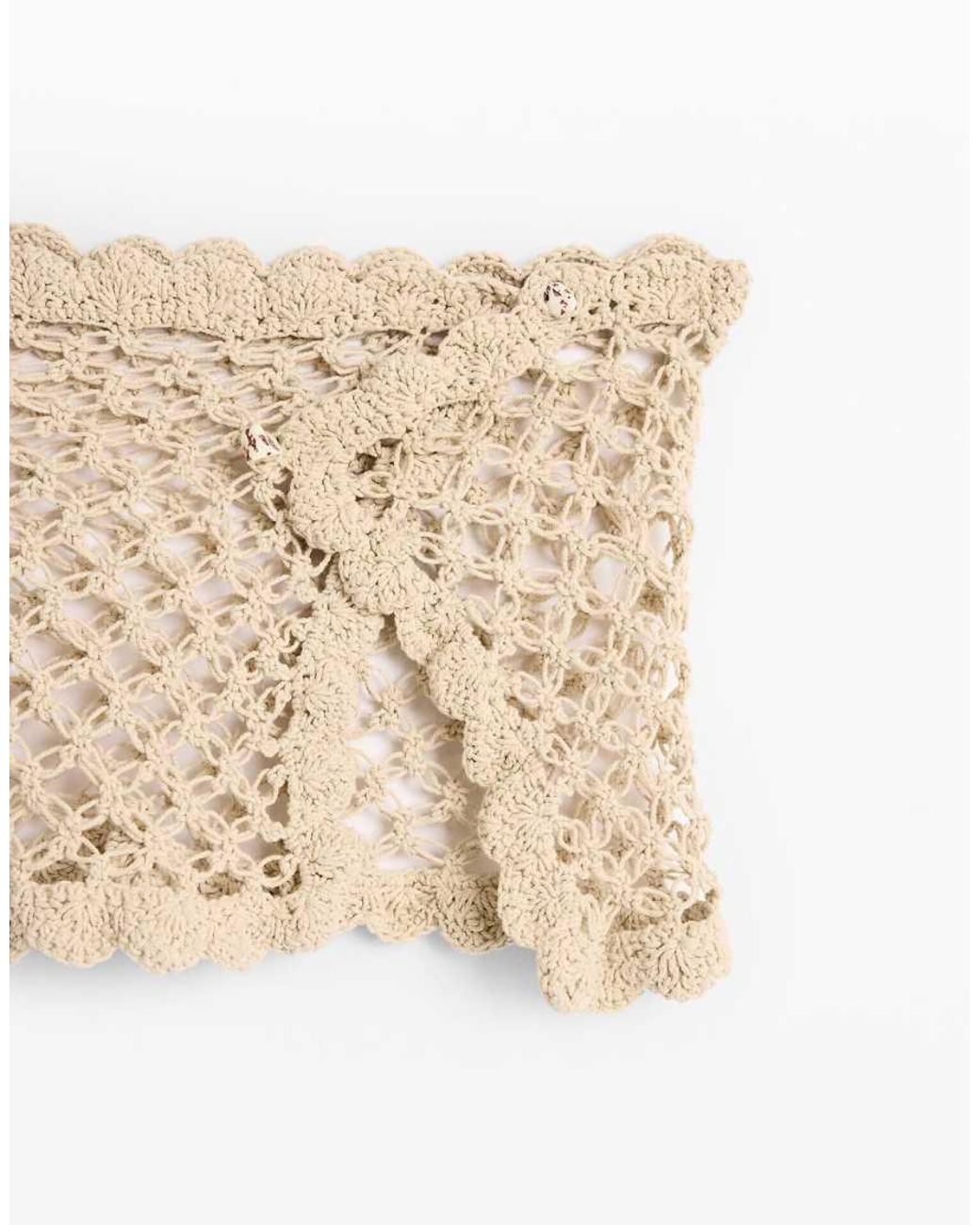Desigual Natural Short Crochet Pareo
