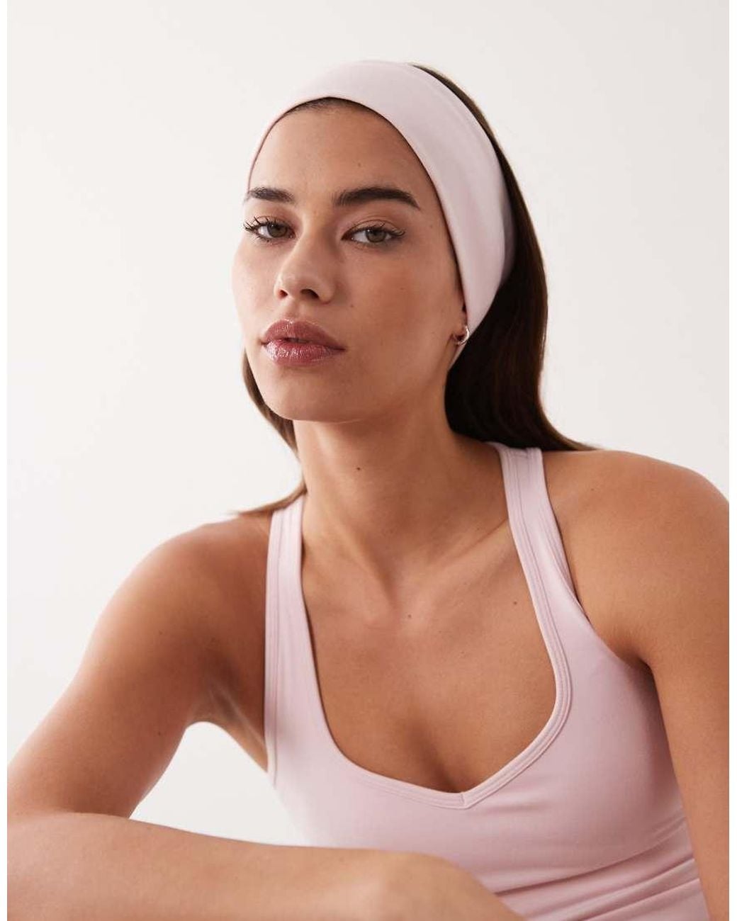 4505 Brown Icon Yoga Wide Headband