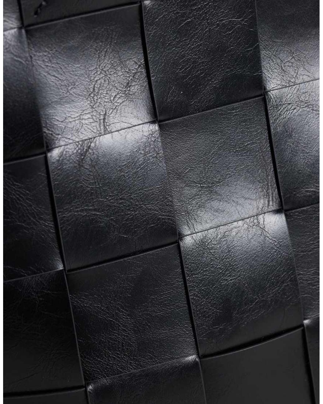 ASOS Black Embossed Woven Tote for men