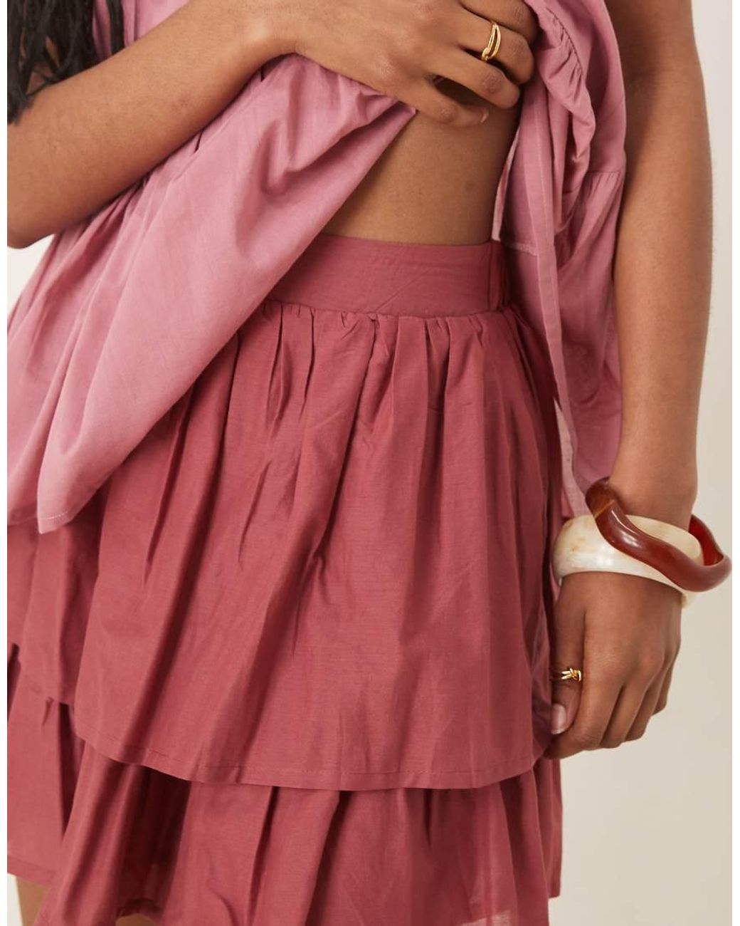 ASOS Pink Rara Skirt