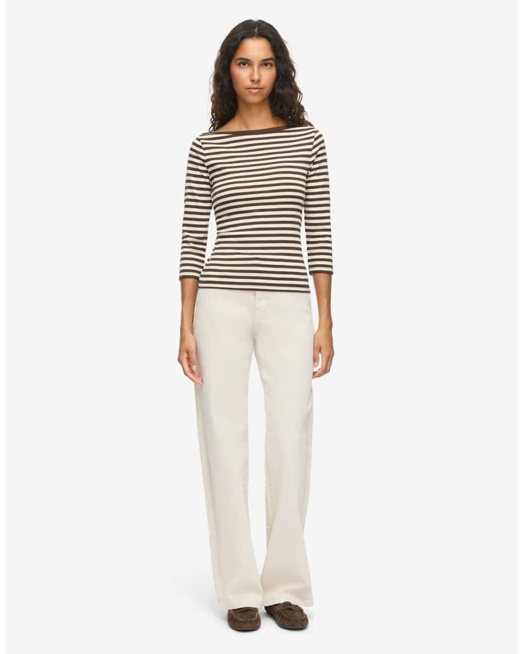 Noisy May Gray 3/4 Sleeved Blouse