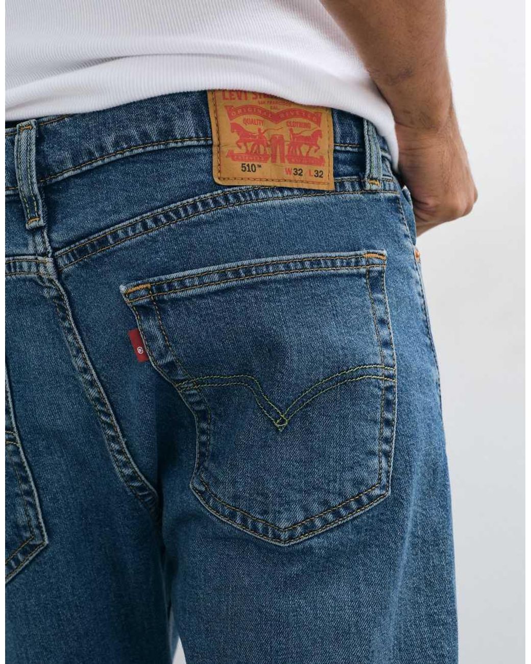 Levi's Blue 510 Skinny Jeans for men