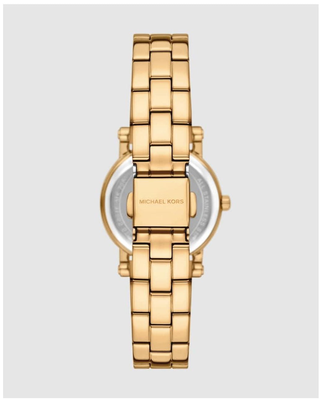 Michael Kors Metallic Corey Three-Hand-Tone Stainless Steel Watch