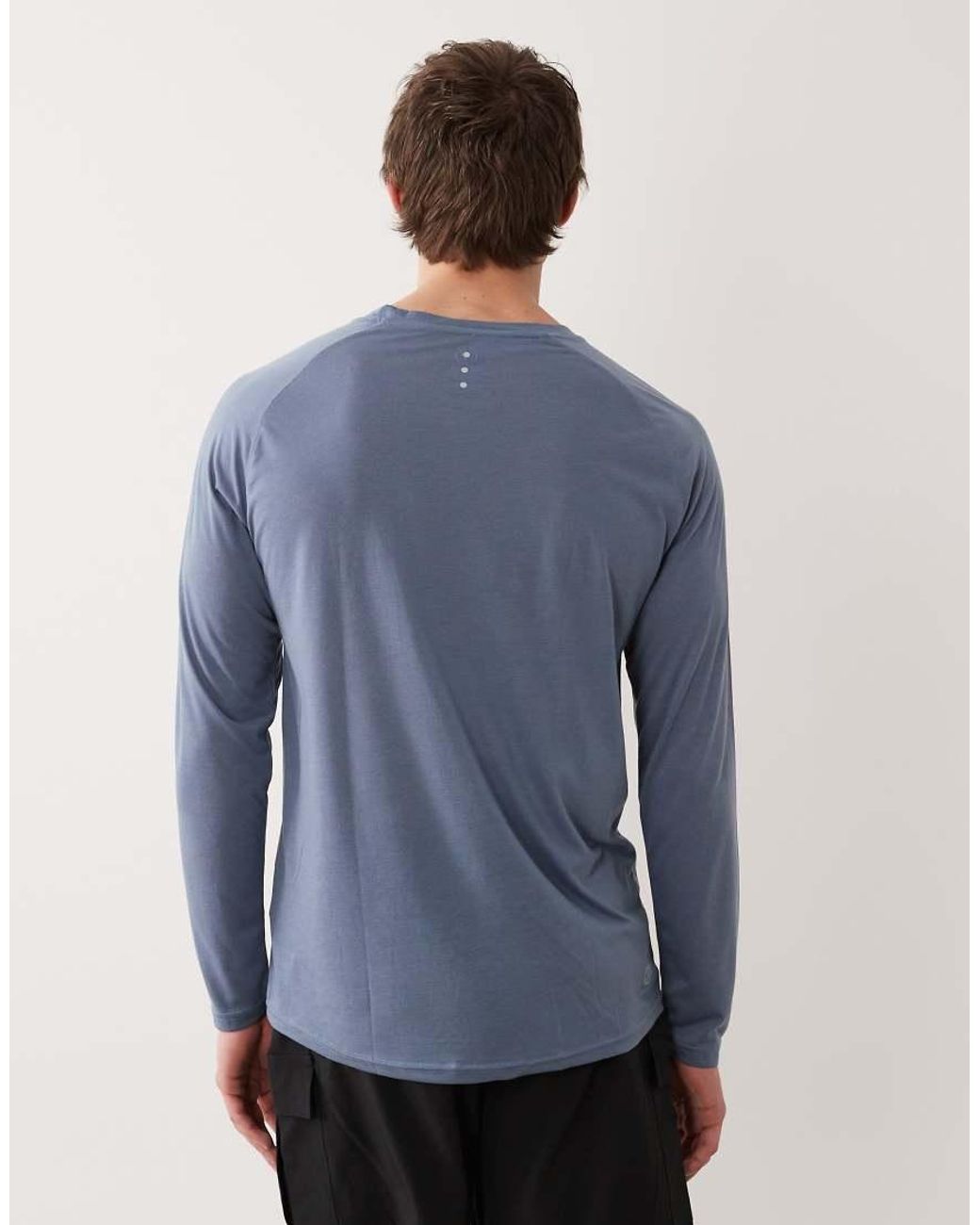 Dare 2b Blue Breathable Quick-Dry Agile Long Sleeved T-Shirt for men