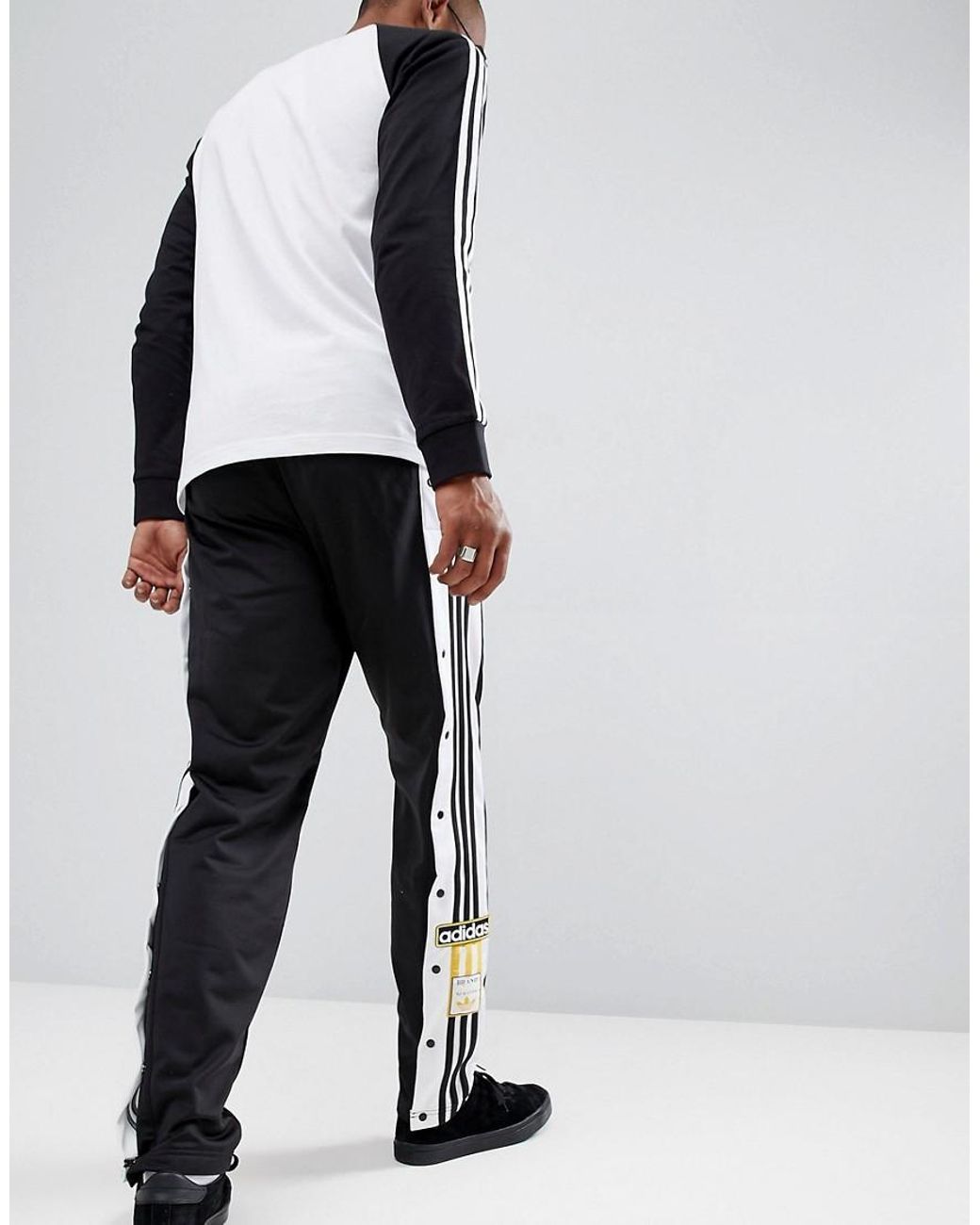 adidas Originals Adibreak Popper Joggers In Black Cz0679 for Men | Lyst