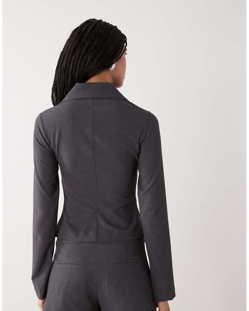 Weekday Blue 2-Way Zip Shirt