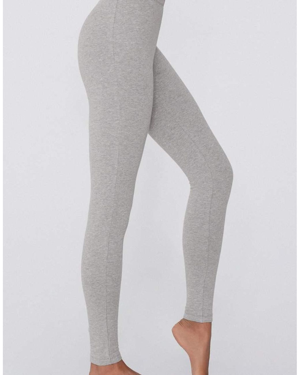 Tezenis Gray Thermal Cotton Leggings