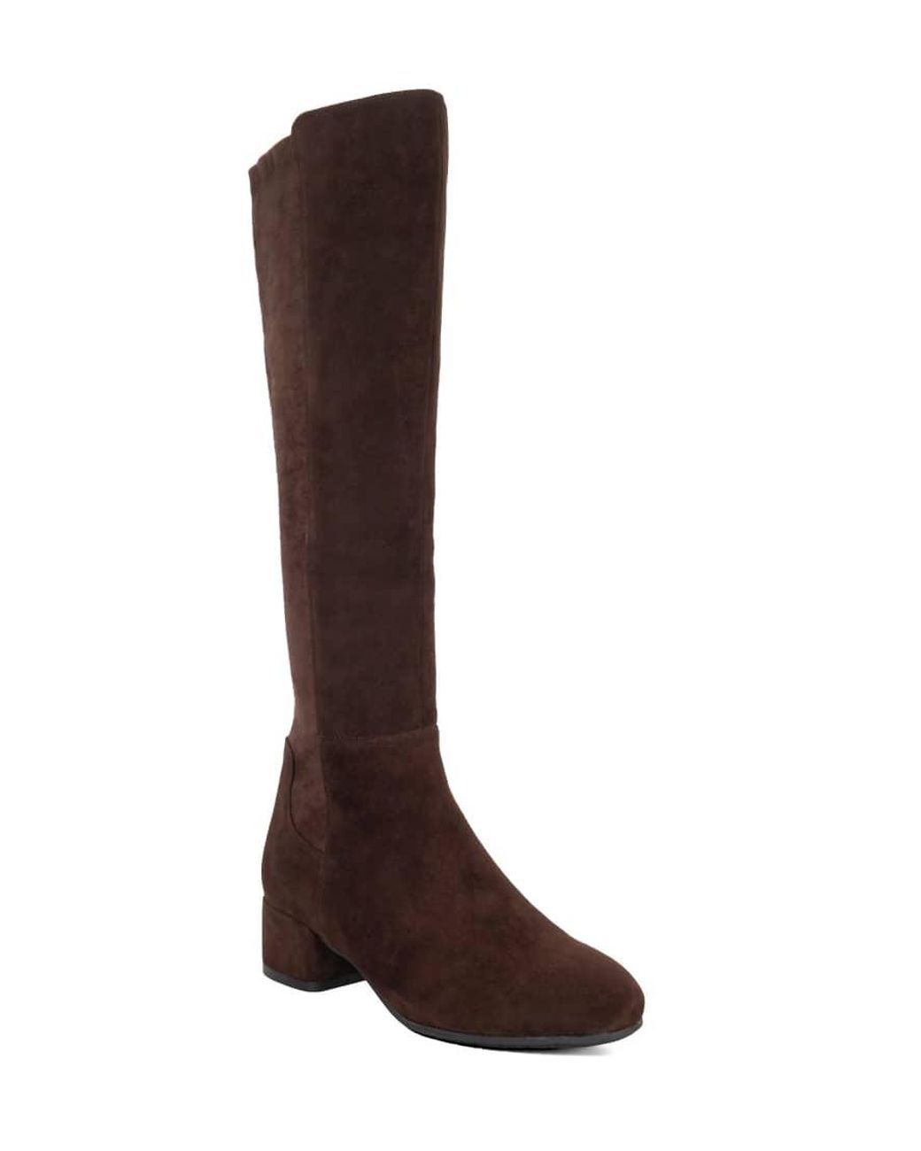 Dune Brown Tayla Suede Boots