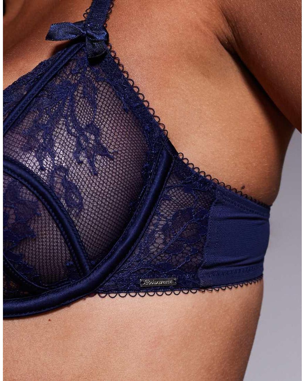 Boux Avenue Blue Addison Plunge Bra