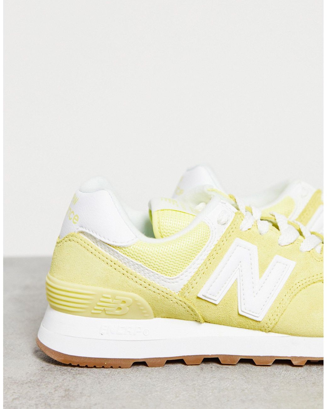 Zapatillas amarillas New Balance de color Amarillo | Lyst