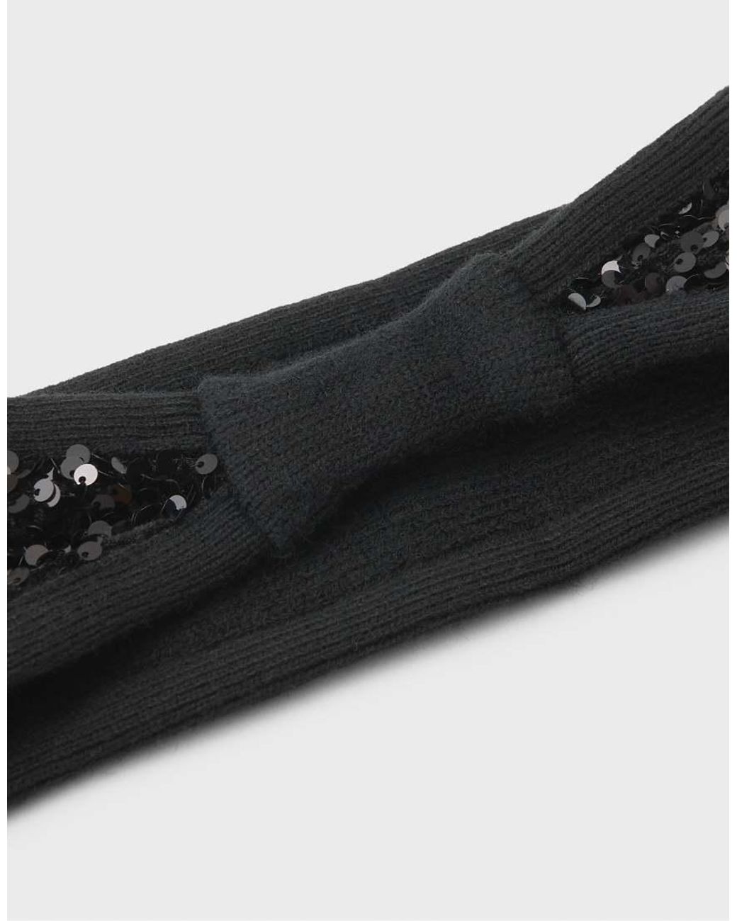 Stradivarius White Sequin Headband
