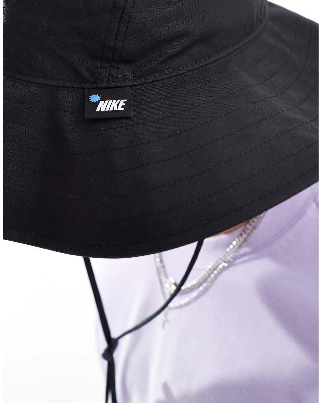 nike black bucket hat mens