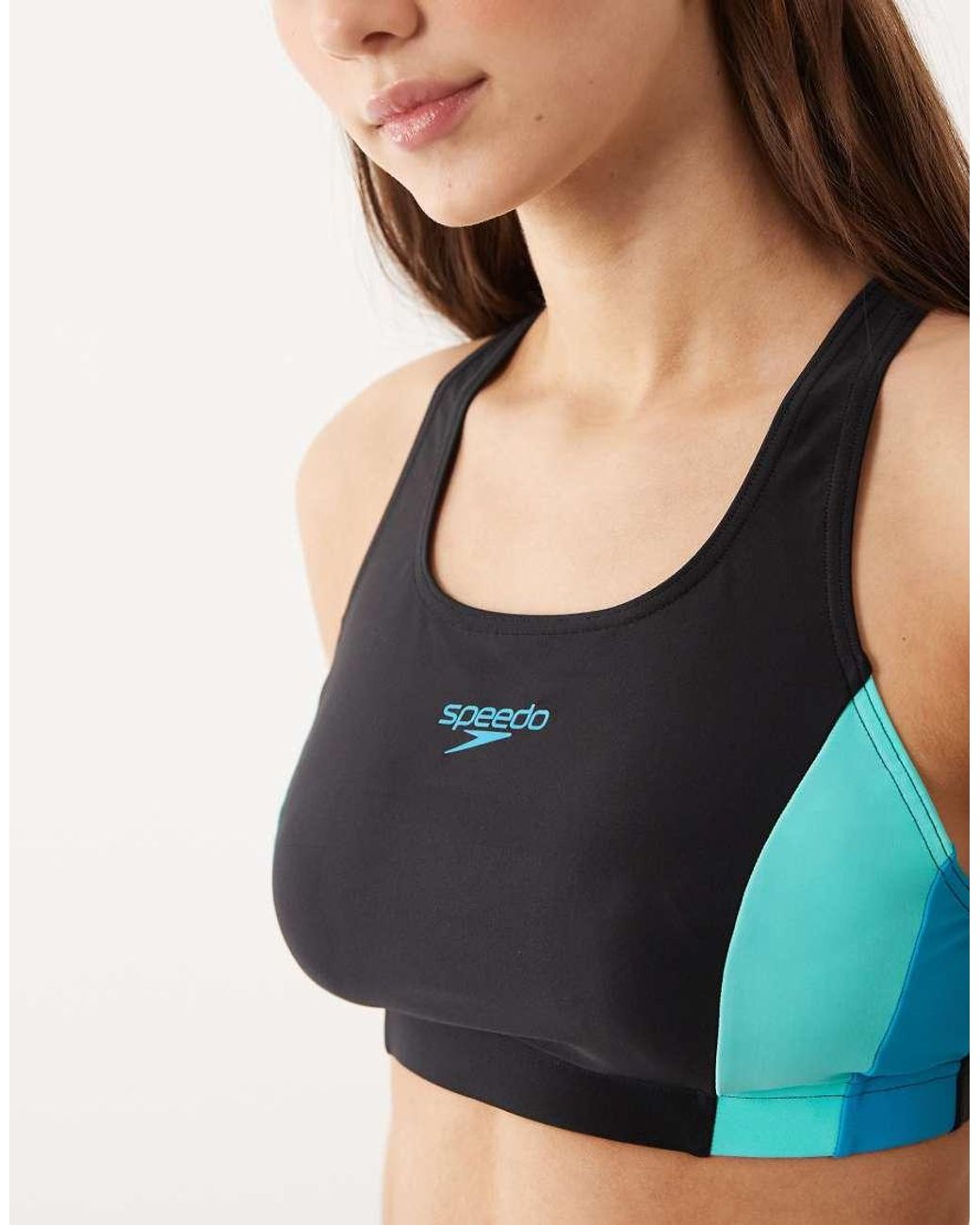 Speedo Blue Colourblock Splice 2.0 Bikini
