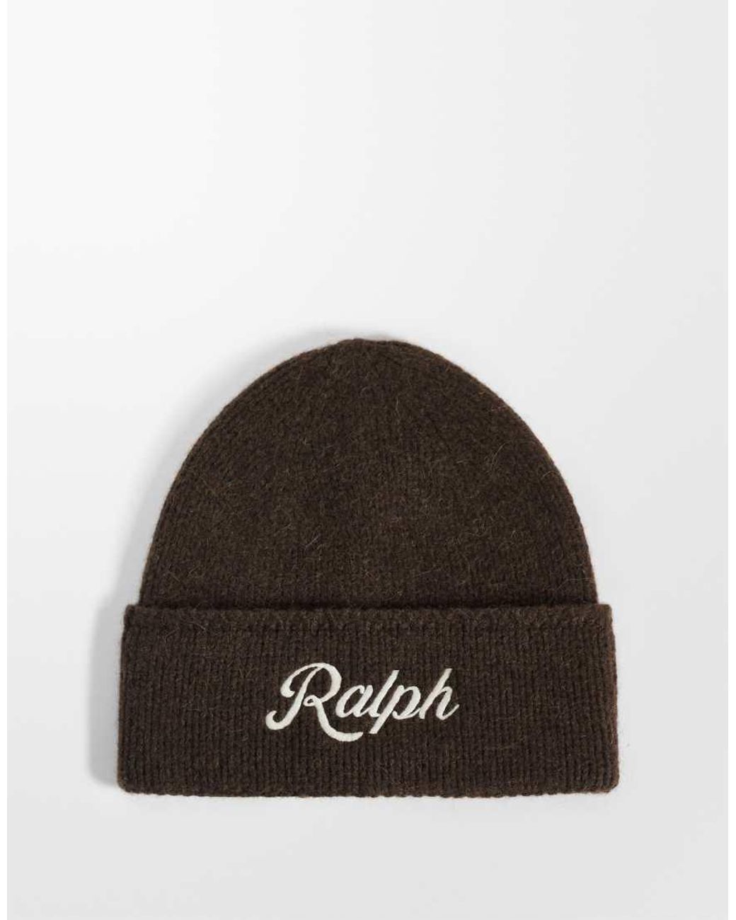 Polo Ralph Lauren Brown Large Logo Beanie for men