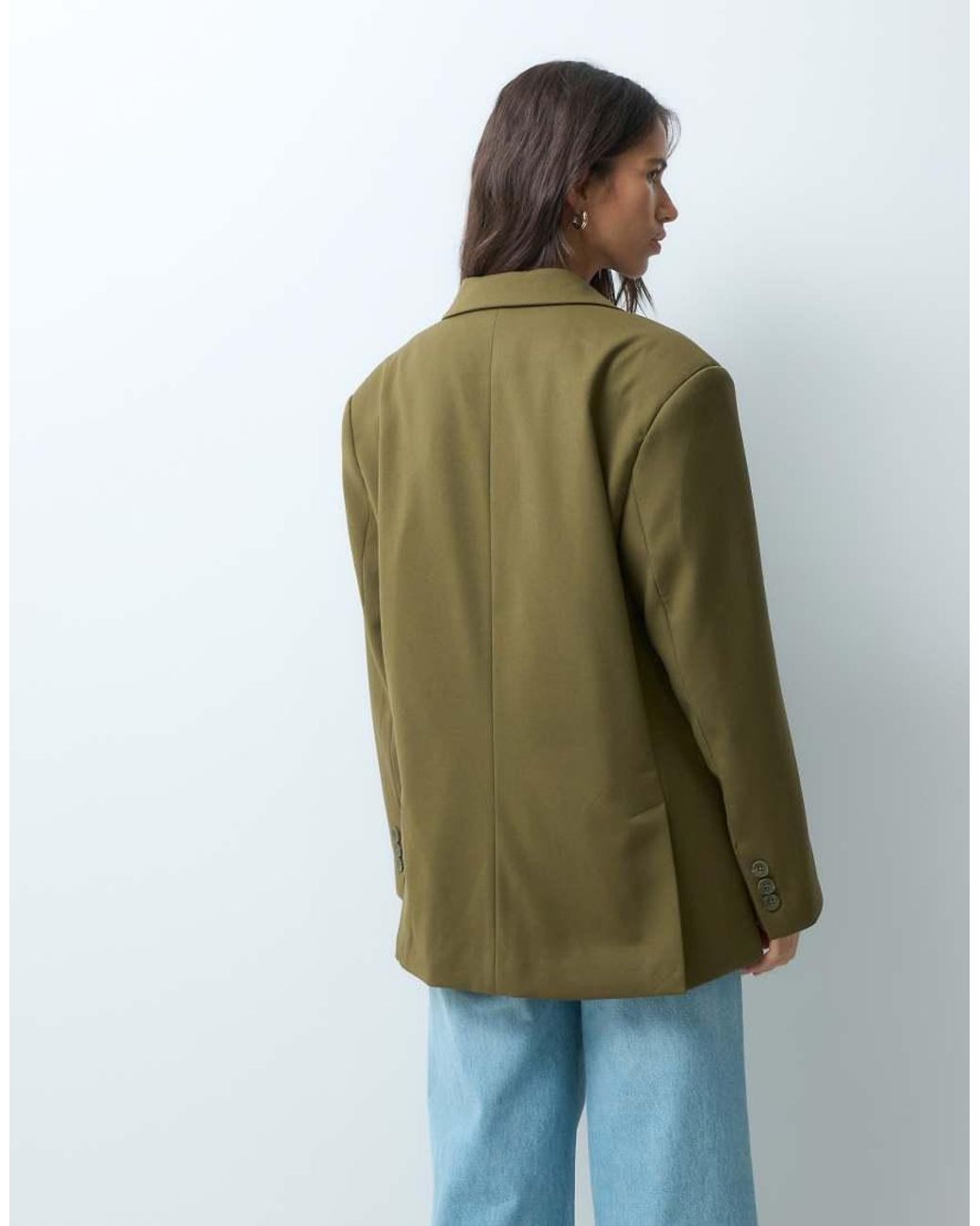 ASOS Green Tailored Oversized Blazer
