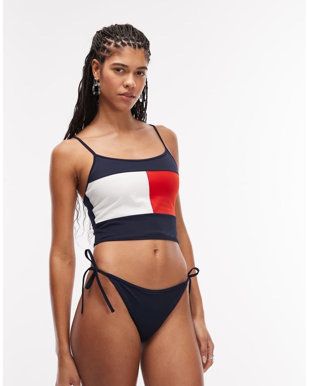 Tommy Hilfiger Red Tankini Top