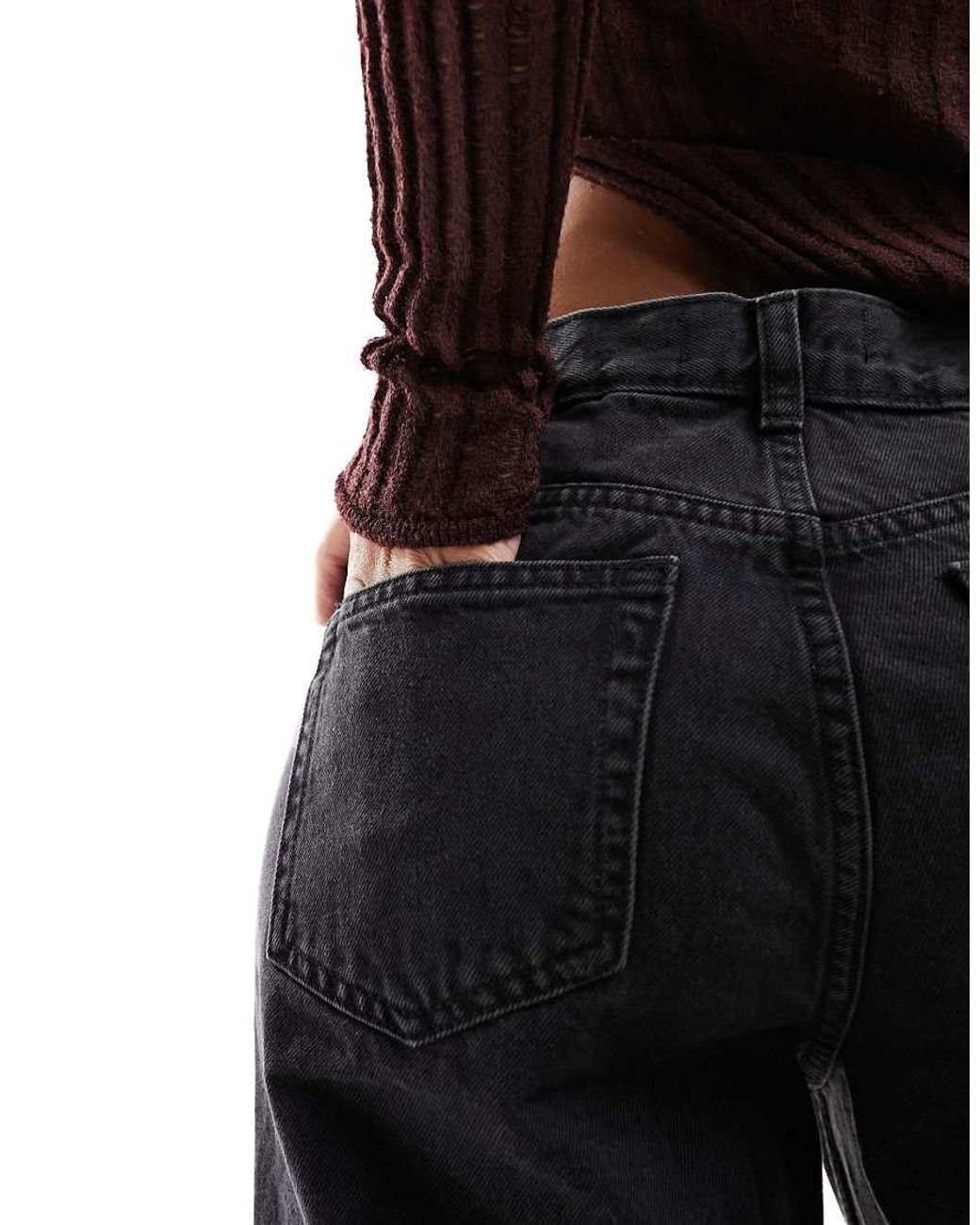 Mango Blue Straight Jeans