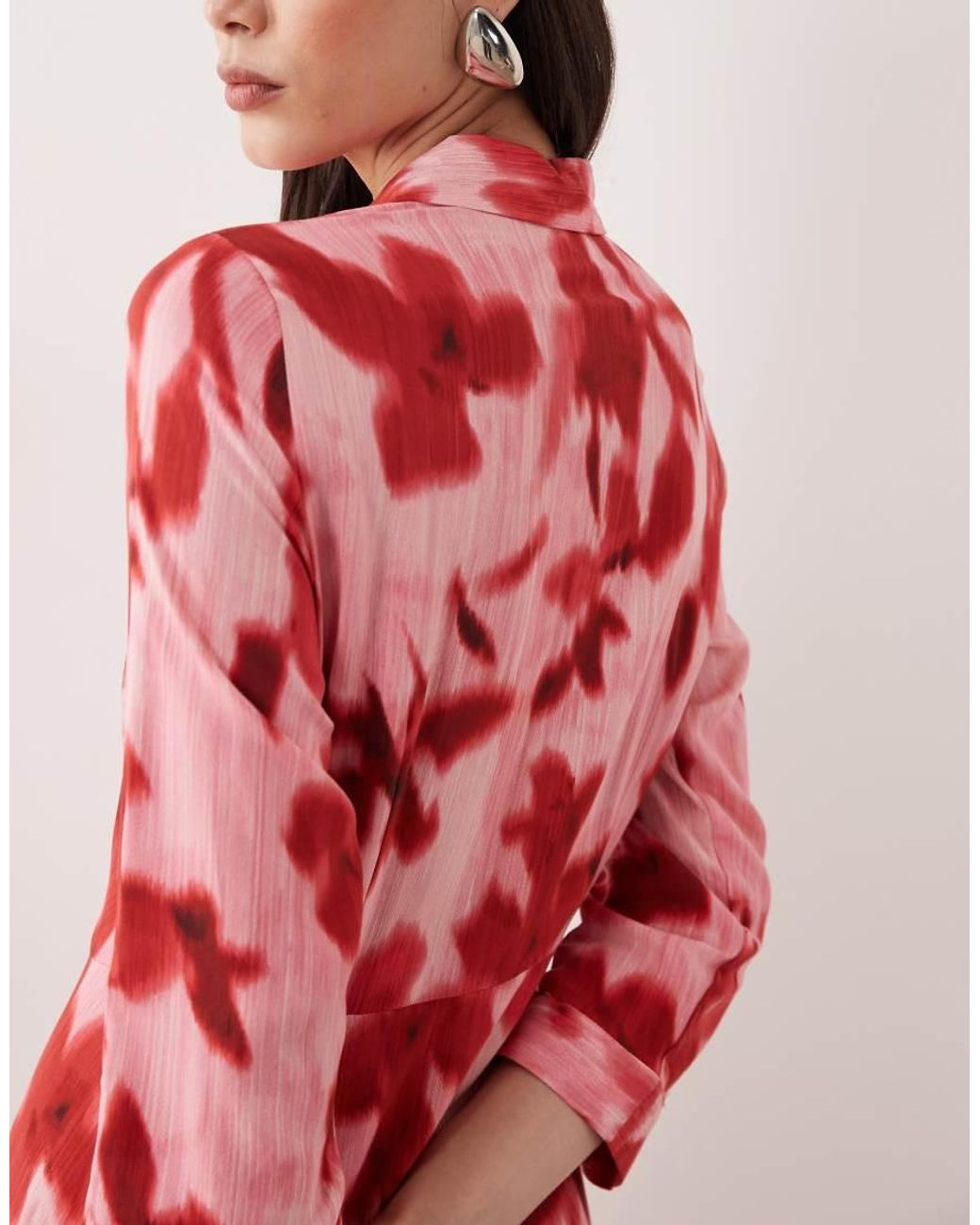 Y.A.S Pink Maxi Shirt Dress