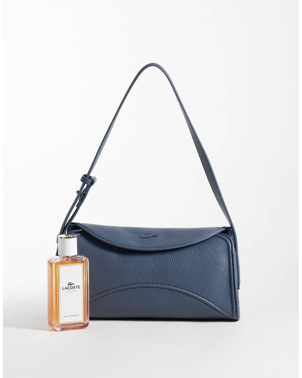 Lacoste Blue Everyday Club Flap Shoulder Bag
