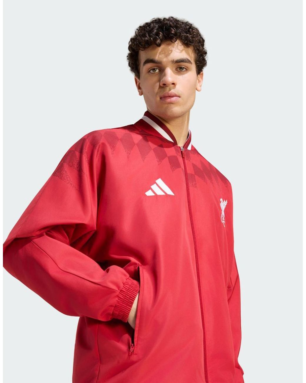 Adidas Originals Red Liverpool Fc Stadium Track Top for men