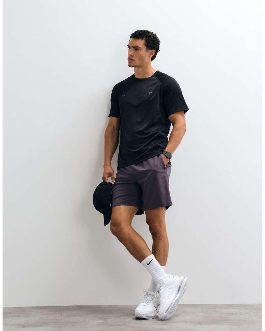 Jack & Jones Blue Sports Lightweight Mesh Training T-shirt for men