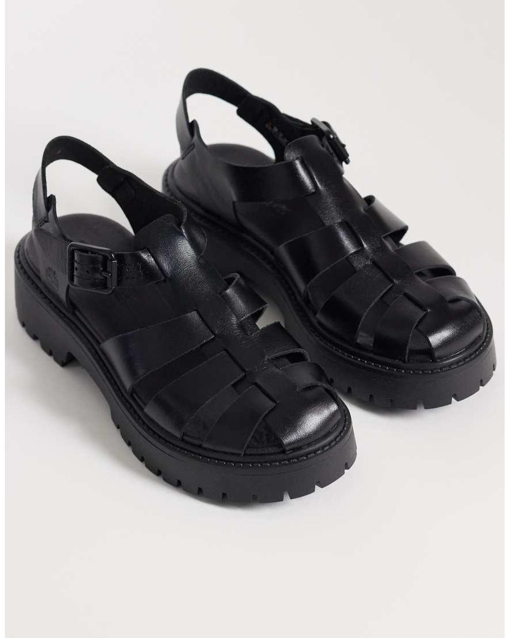 Timberland Black Stone Street Fisherman Sandals