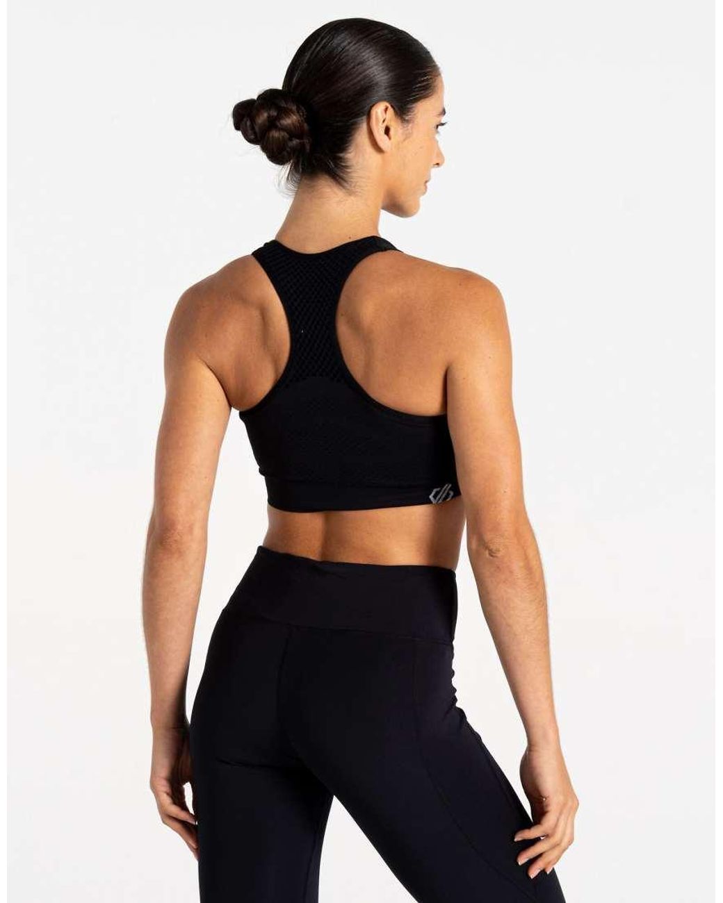 Dare 2b Black Don'T Sweat It Iii Sports Bra