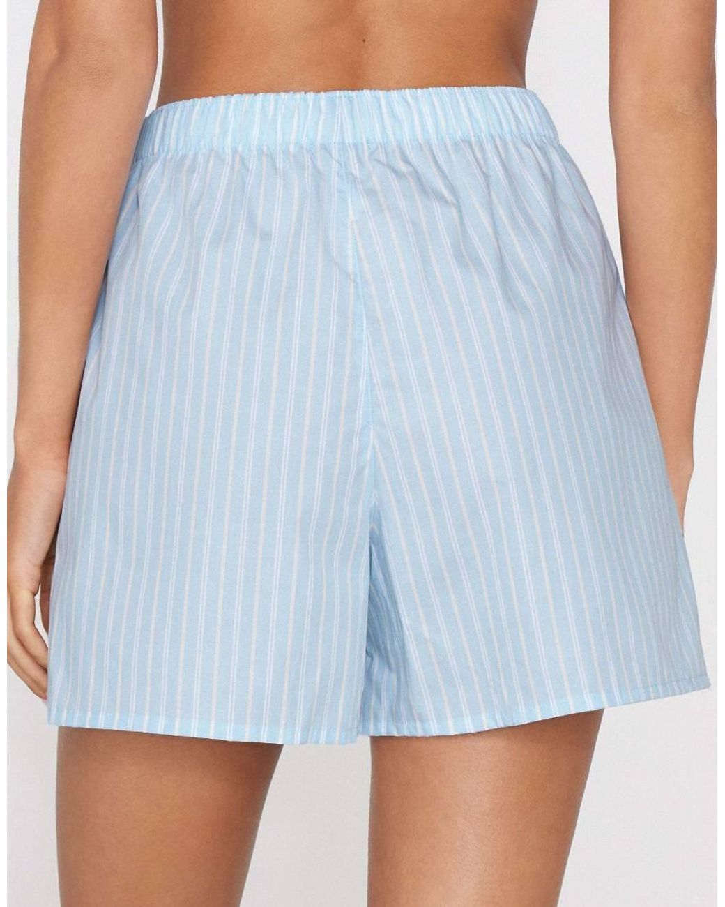 Tezenis Blue Cotton Canvas Shorts