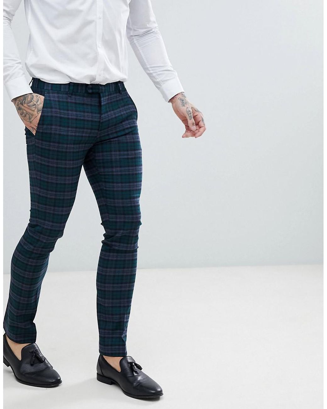 Monkey Wool Super Skinny Suit Trousers 