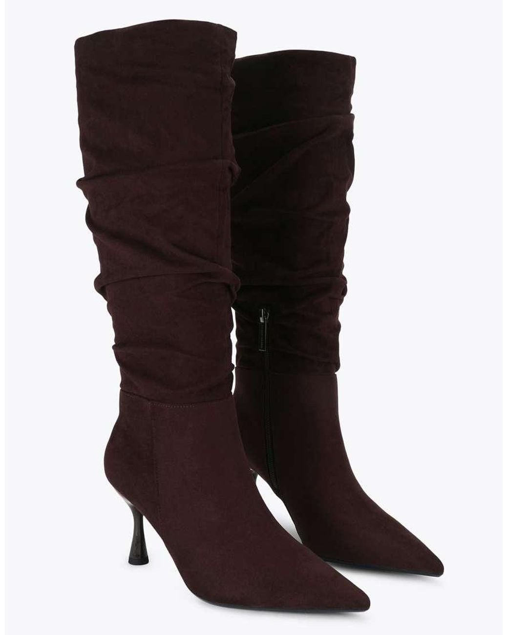 KG by Kurt Geiger Brown Autumn Slouch Knee Boots
