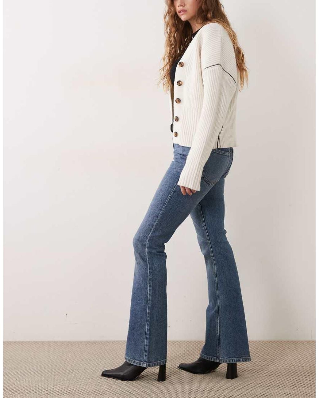 ASOS Blue Bootcut Flare Jean