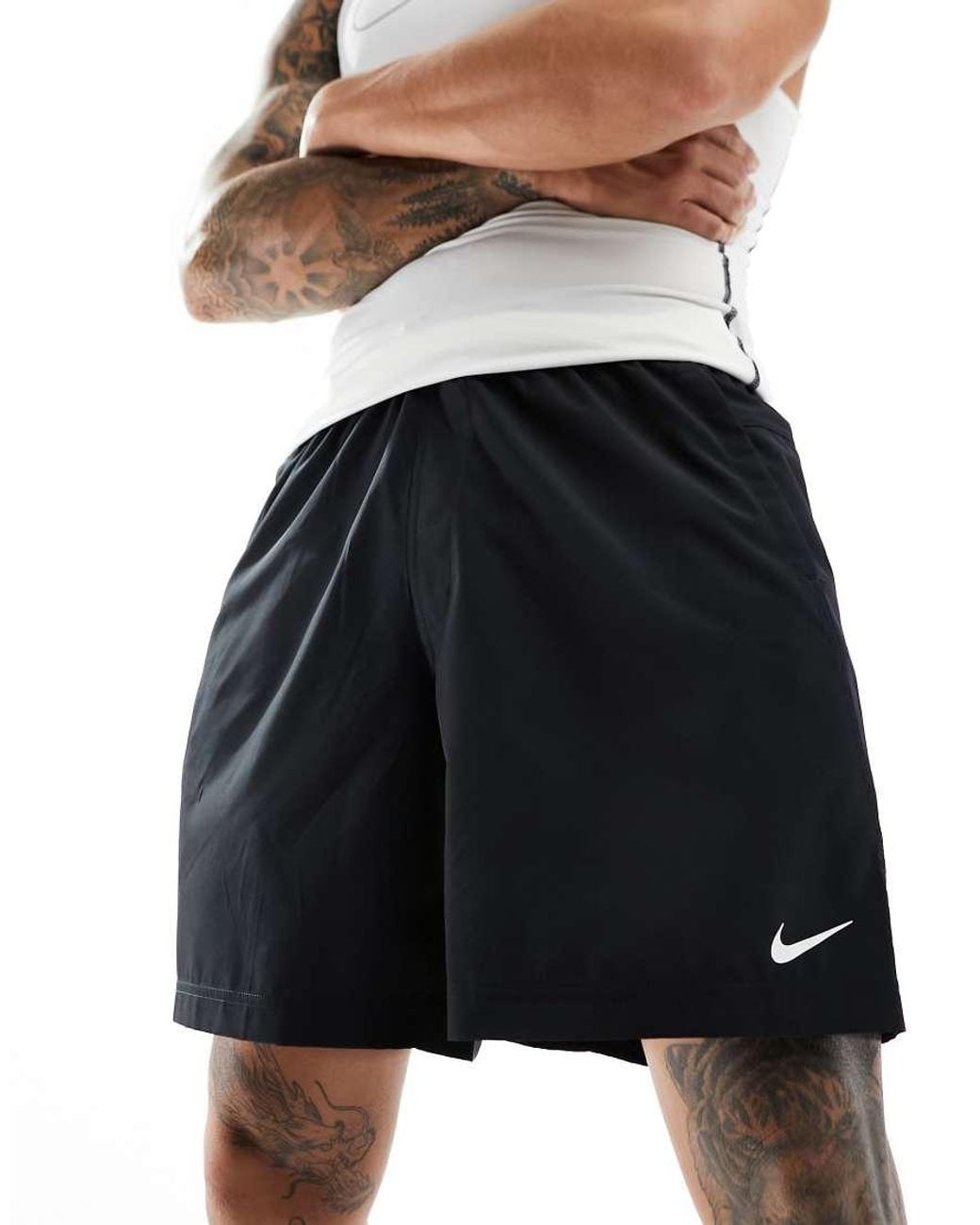 Nike Black Dri-fit Form Unlined 7 Inch Shorts for men