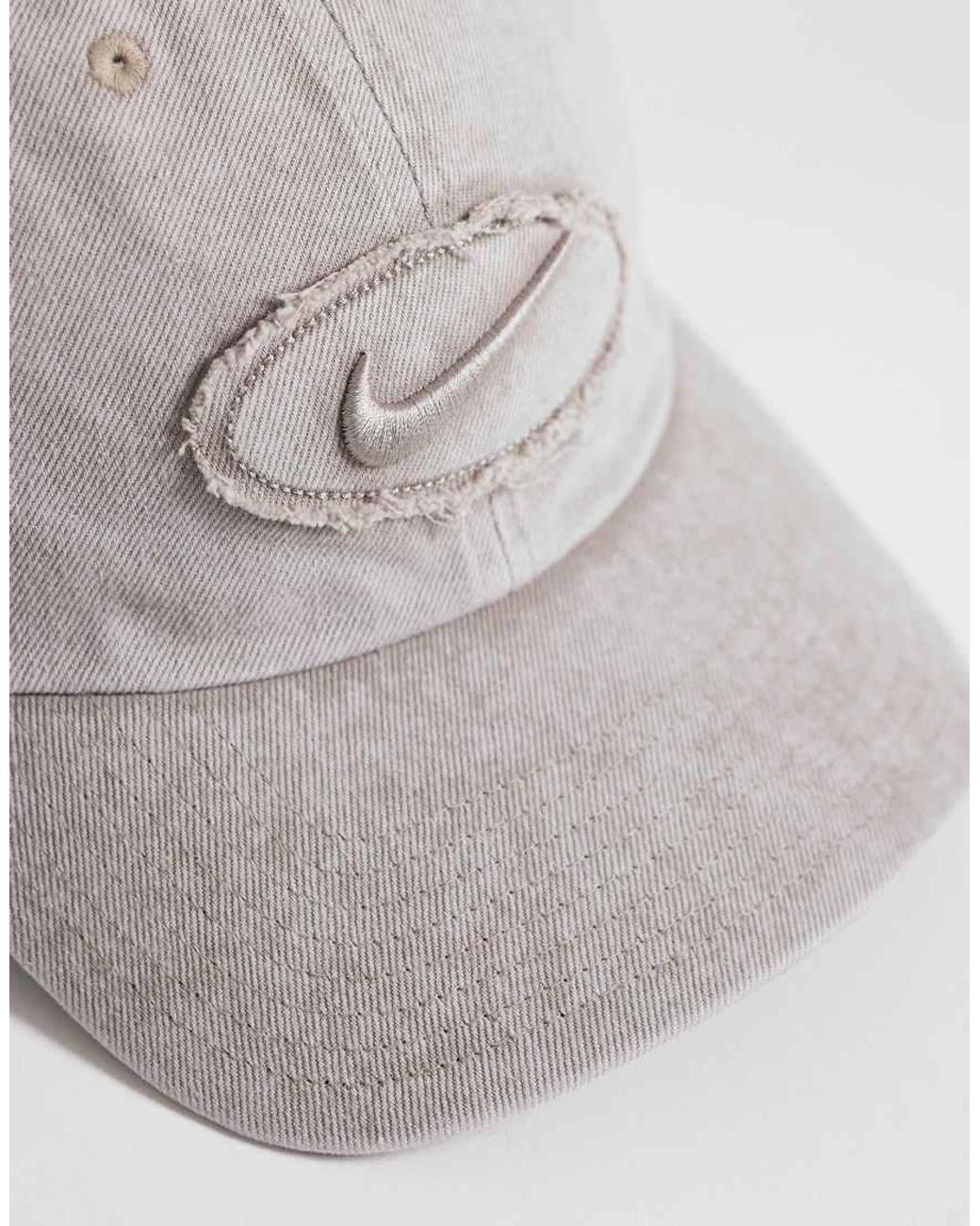 Nike White Club Denim Patch Cap for men