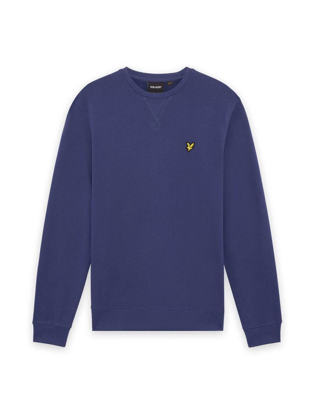 Lyle & Scott Blue Mid Layers Crew Neck Sweatshirt for men