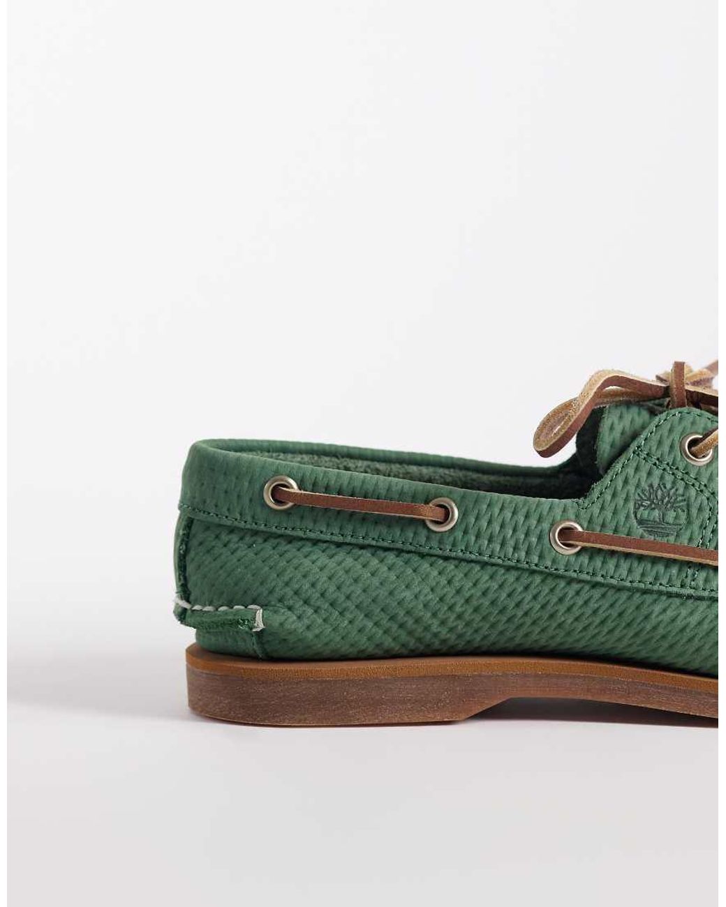 Timberland Green Classic Boat Shoe