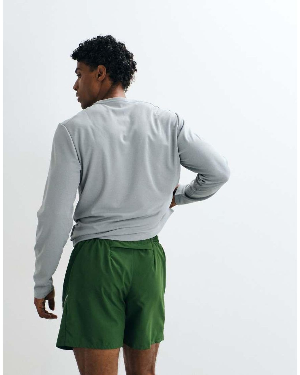 Nike Pantalones Cortos De Running Miler Dri-Fit De 5 Pulgadas En Verde Nike de hombre de color Green