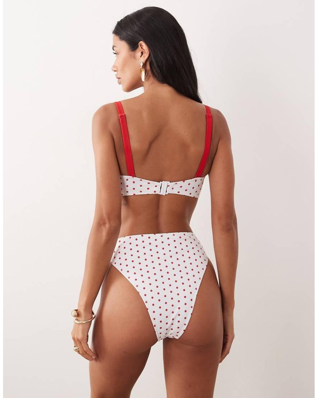 Peek & Beau White High Waist Bikini Bottom