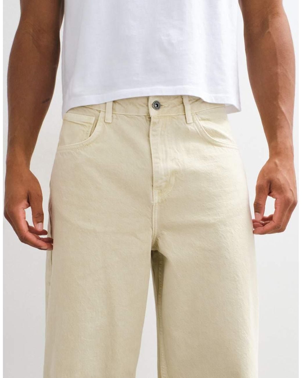 ASOS White Extreme baggy Jeans for men