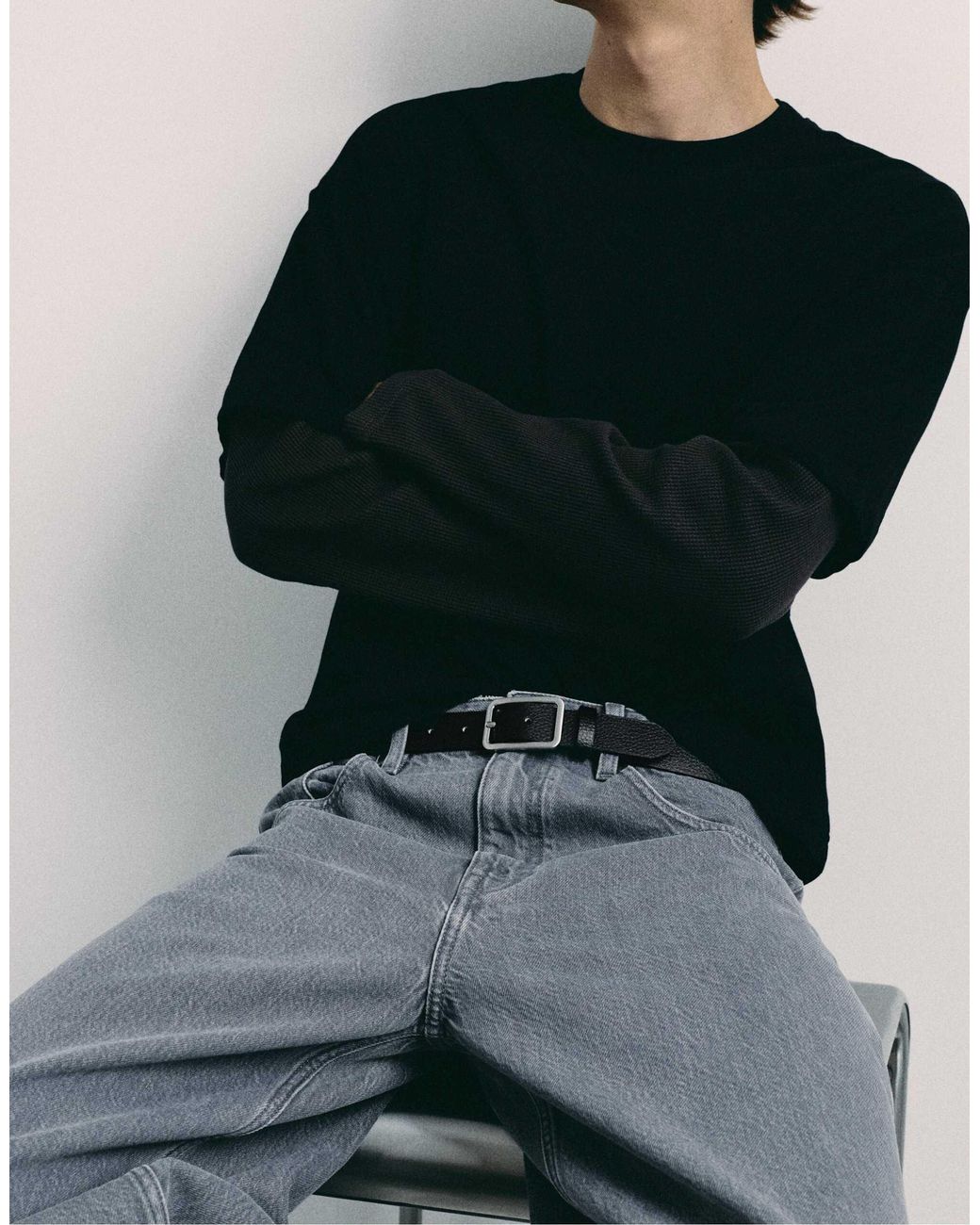 Pull&Bear Gürtel in Black für Herren