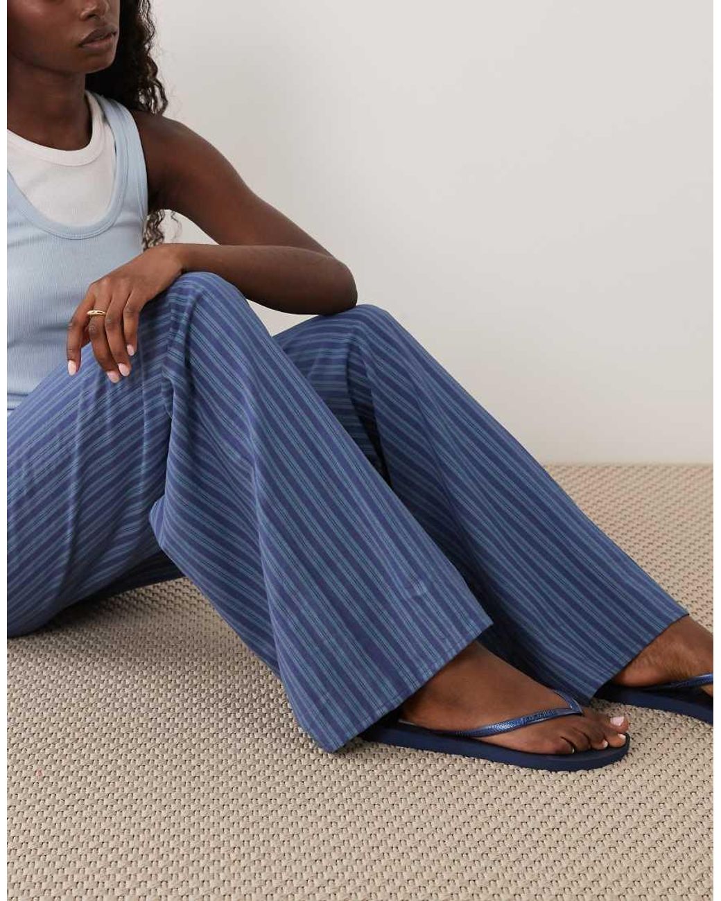 Wednesday's Girl Blue Wide Leg Pants