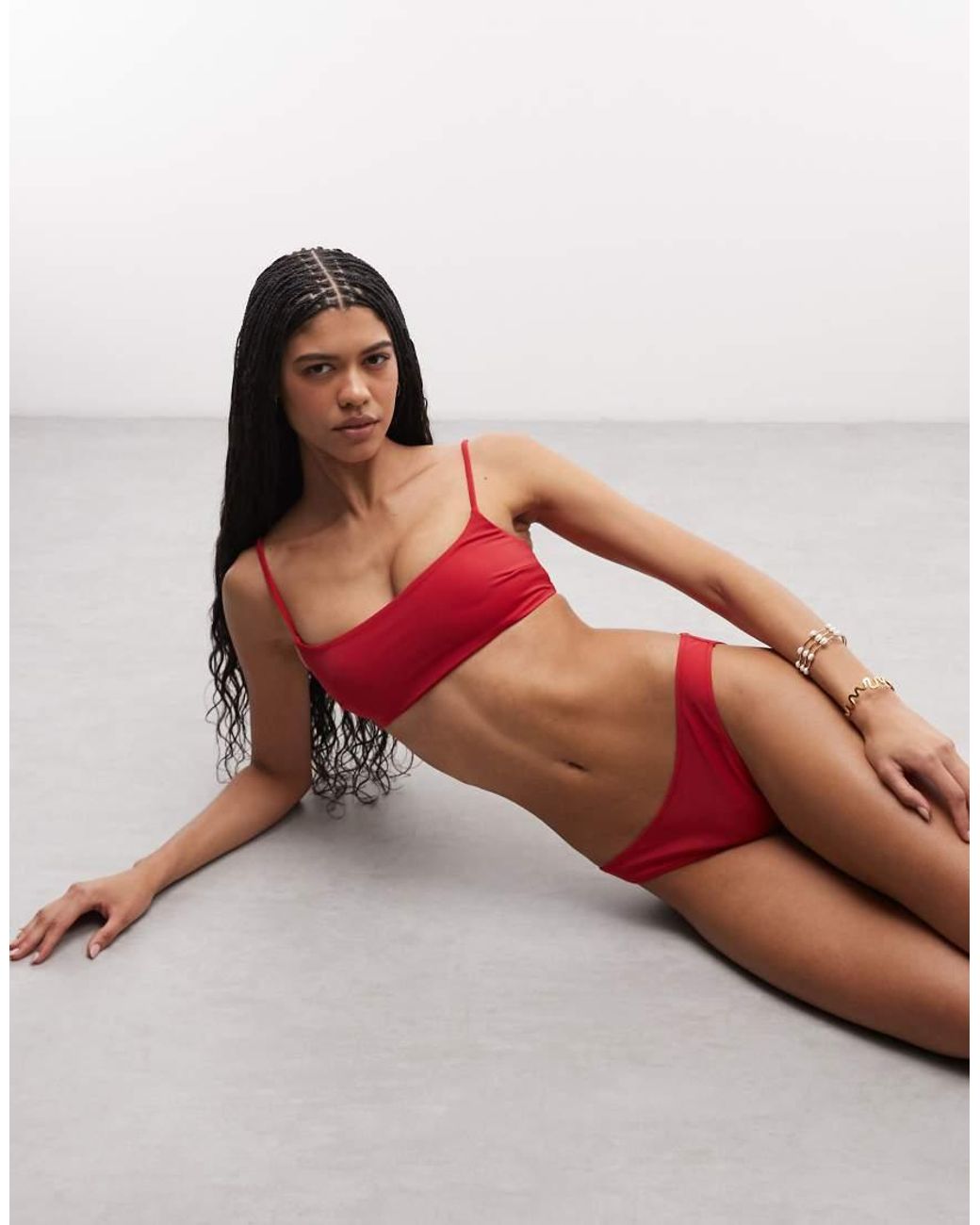 Weekday Bikinibroekje in het Red